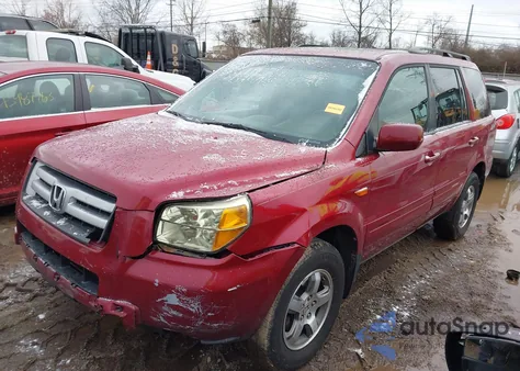 2006 Honda Pilot Ex-L z USA, uszkodzony, nr VIN 5FNYF18776B022841